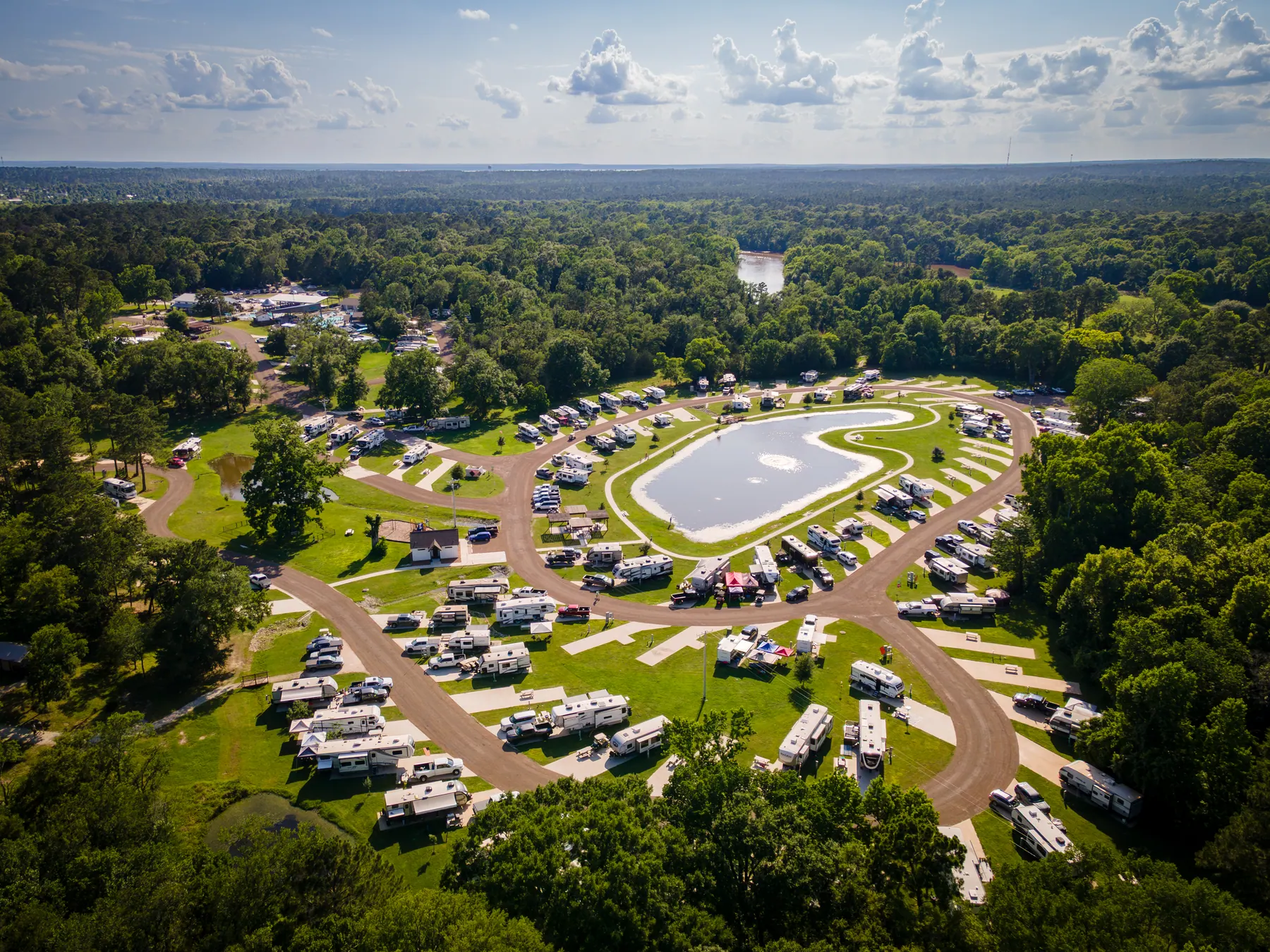 Resort aerial photo