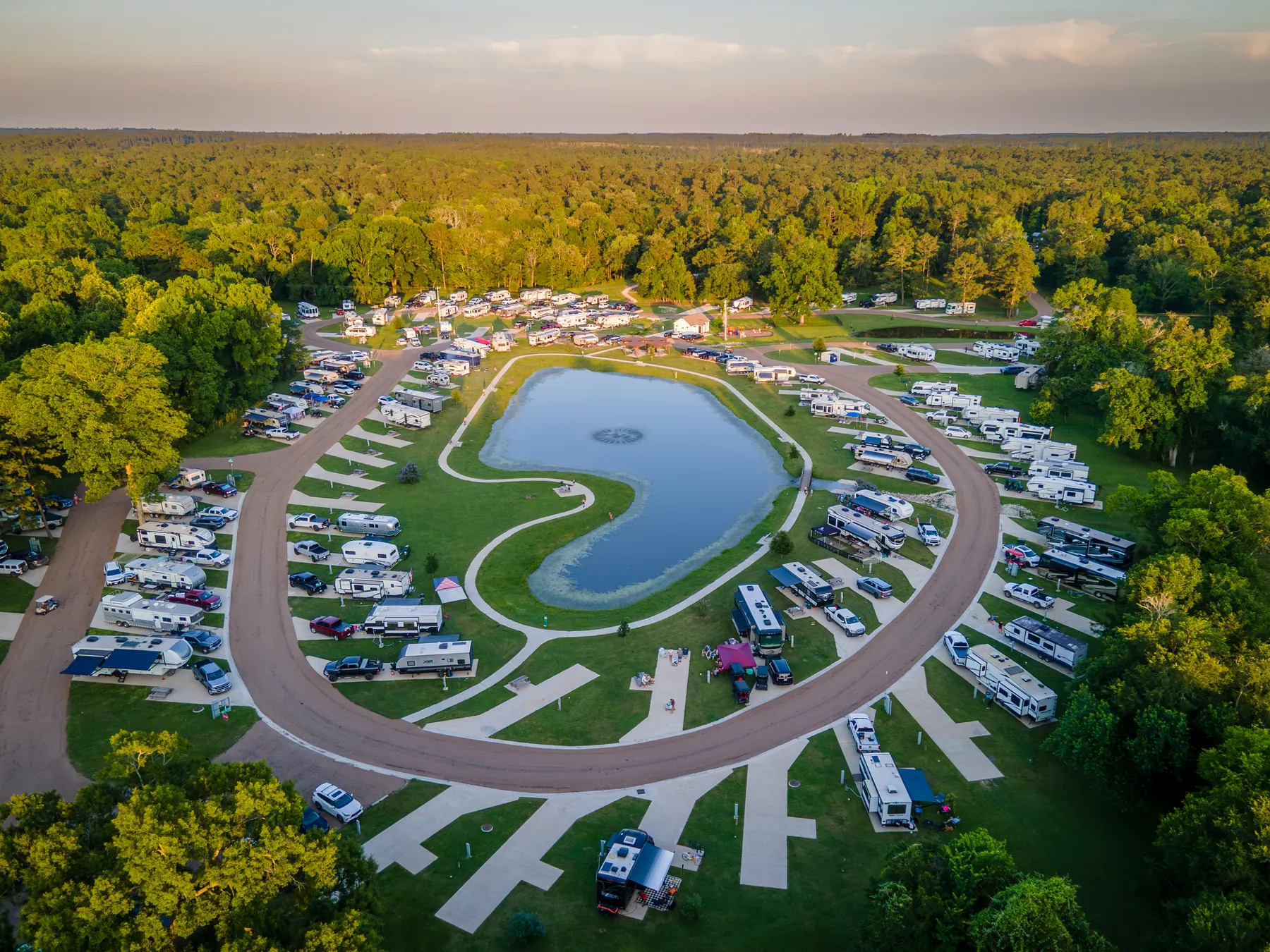 Resort aerial photo
