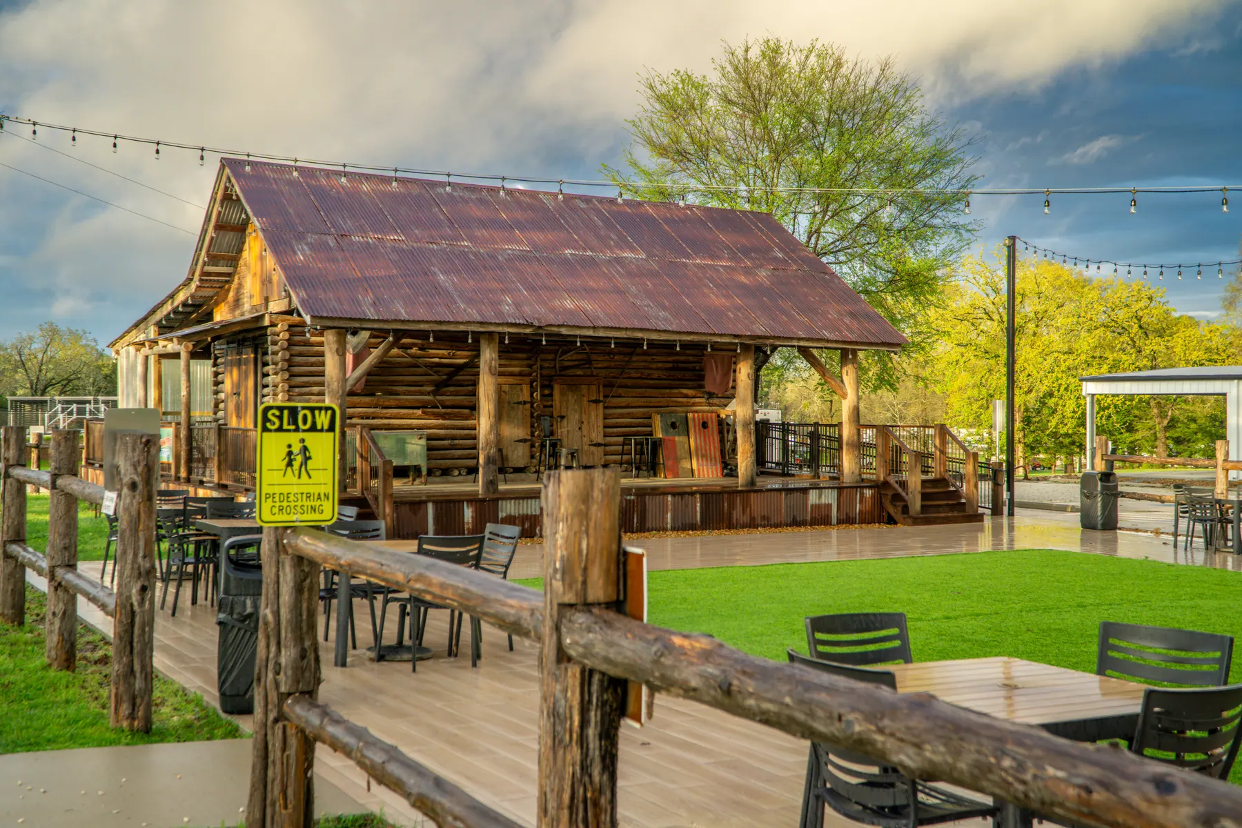 Cabin near the water photo
